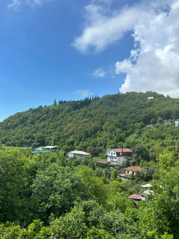 Комната с видом на горы и море