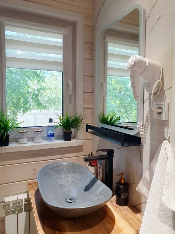 Домик в лесу А-фрейм вилладж