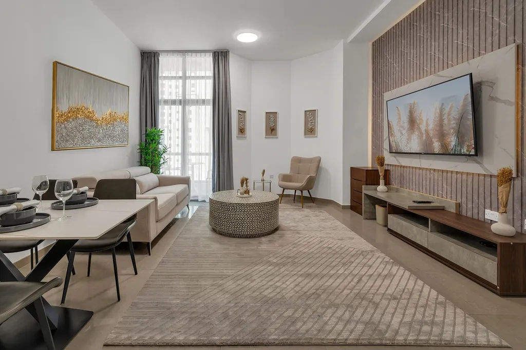 Квартира уютная с 1 спальней в районе Dubai Marina