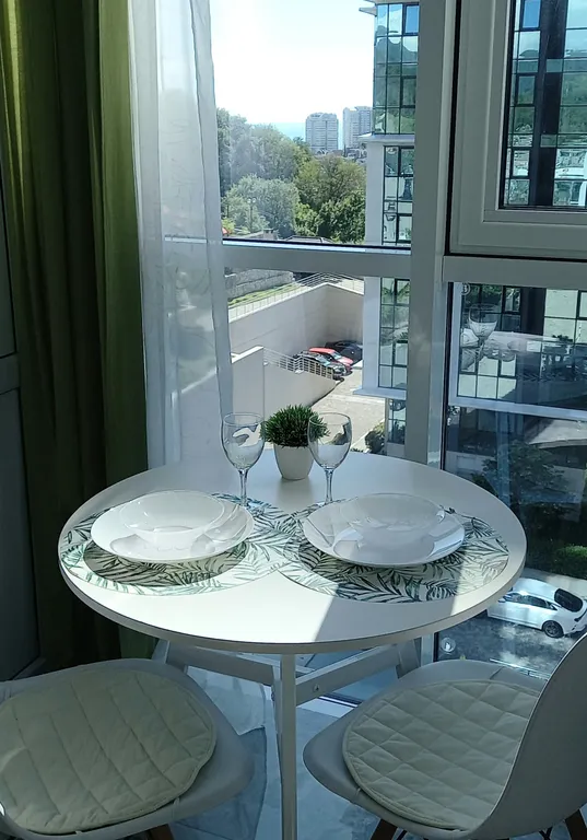 Уютная студия с видом на море