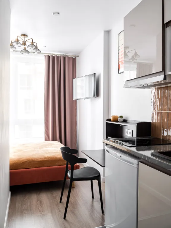 Квартира Уютная новая студия у метро — аренда посуточно в Москва