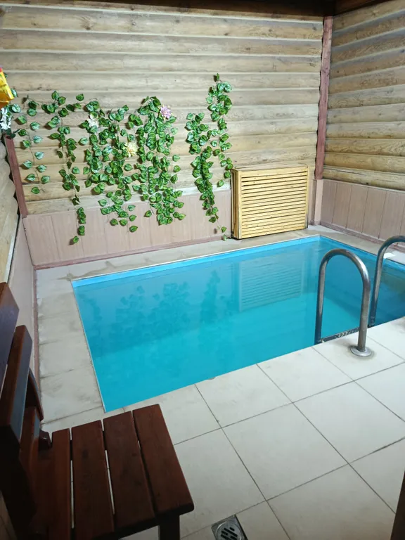 Отдельный дом с бассейном, мангальной зоной и купелью