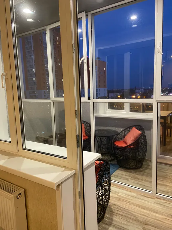 Уютная студия с красивым видом