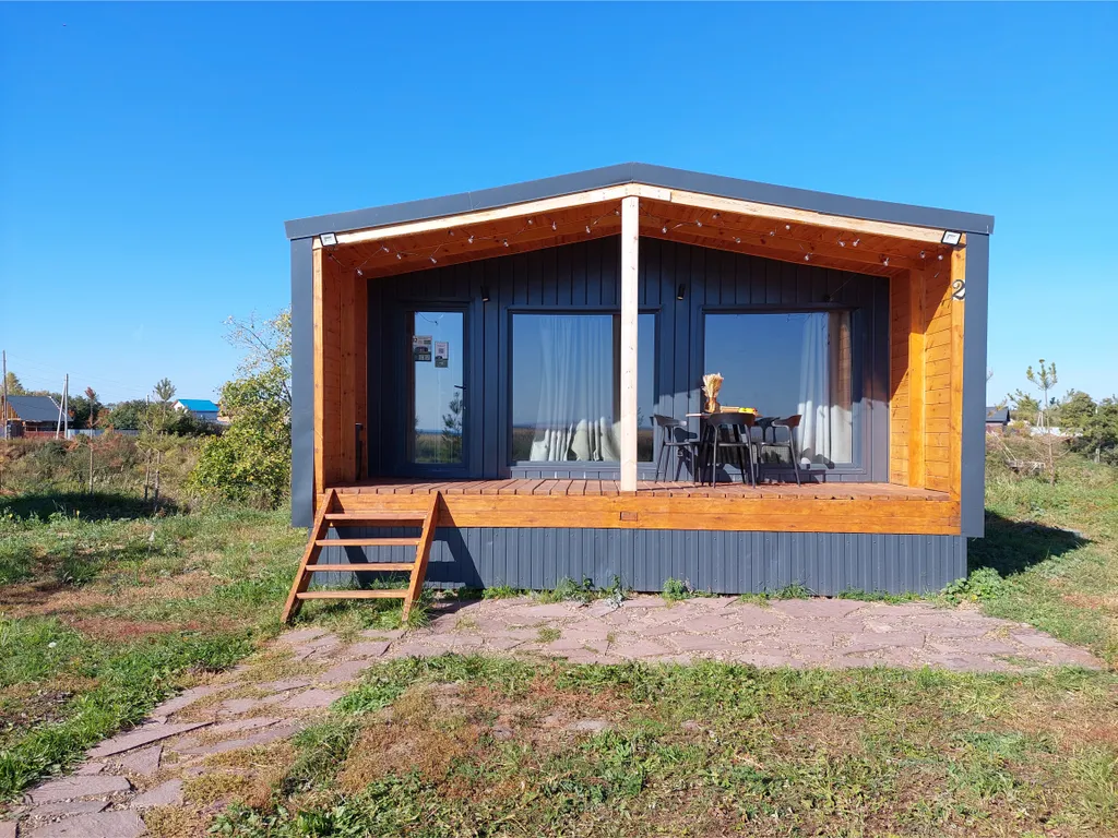 Уютный домик с видом на Камское море