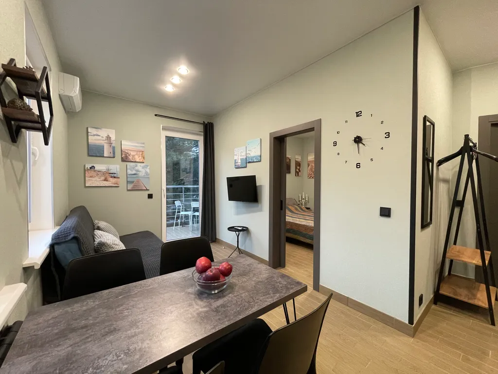 Квартира Квартира Уютная евродвушка с балконом у моря — Геленджик