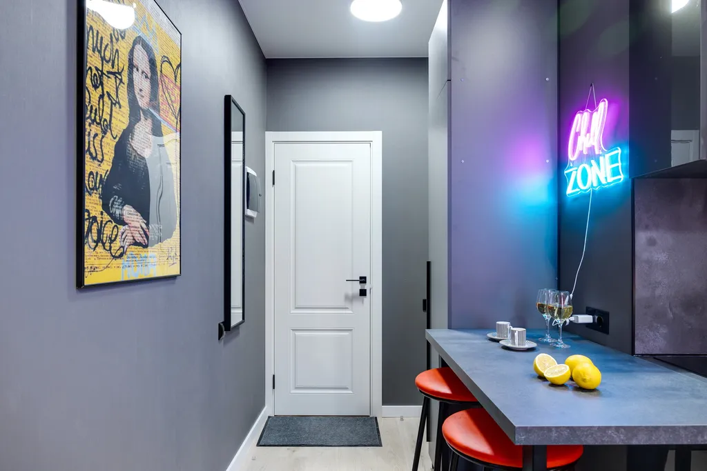 Квартира Квартира Стильная студия у ботанического сада Red — Москва