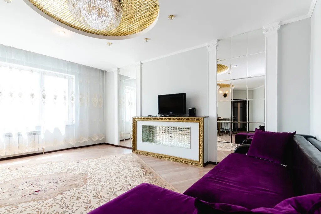 Большая двушка с кухней студией с потрясающим видом на горы