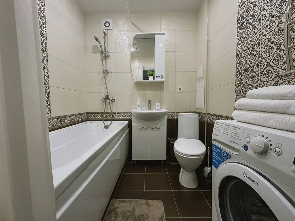 Стильная однокомнатная квартира рядом с Волгой