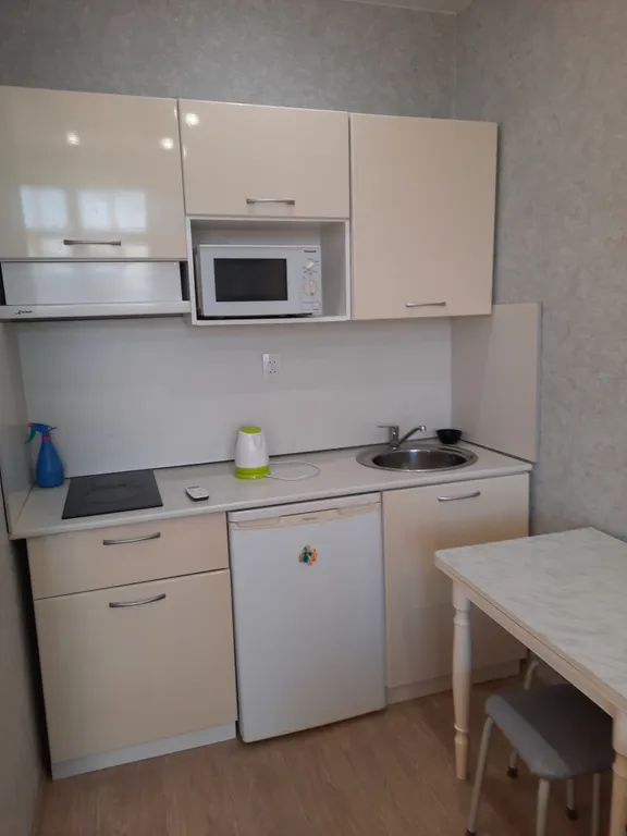 Студия у реки с панорамным видом на город с высоты птичьего полета