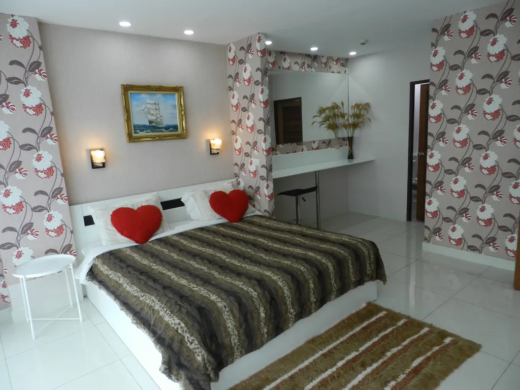 Апартамент с 1 спальней и гостиной в 70 метрах от пляжа Джомтьен