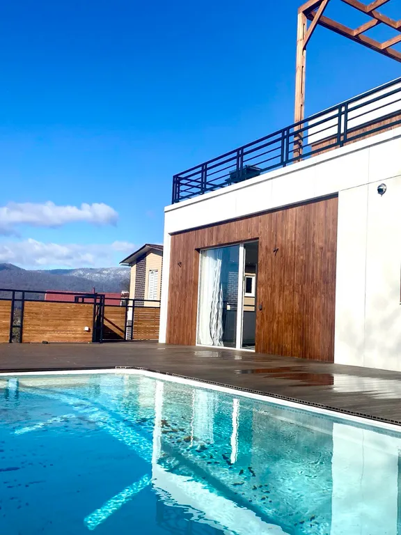 Коттедж Дом в стиле Хай - Тек — Галицино