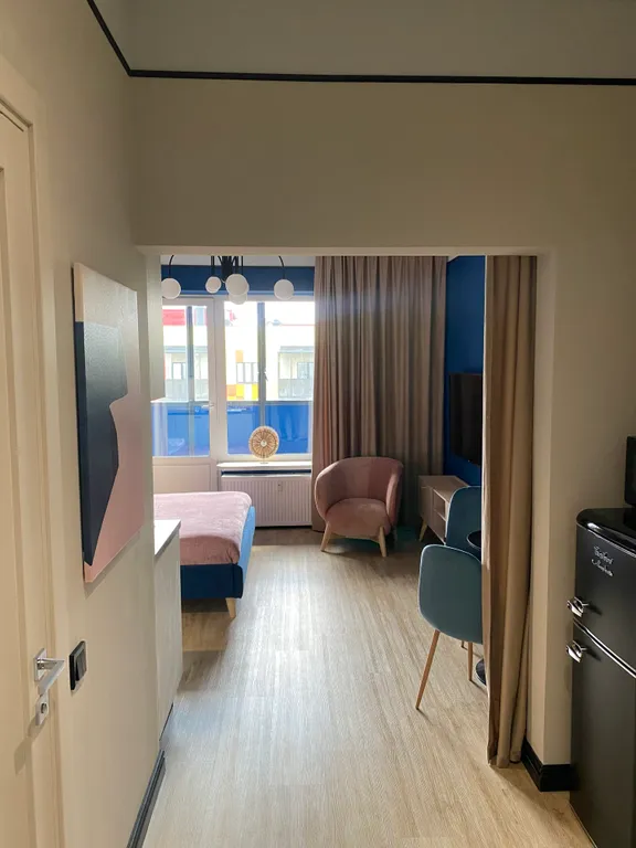 Квартира Квартира Дизайнерская студия в новом ЖК со свежим ремонтом, кондиционером и бойлером — Гатчина