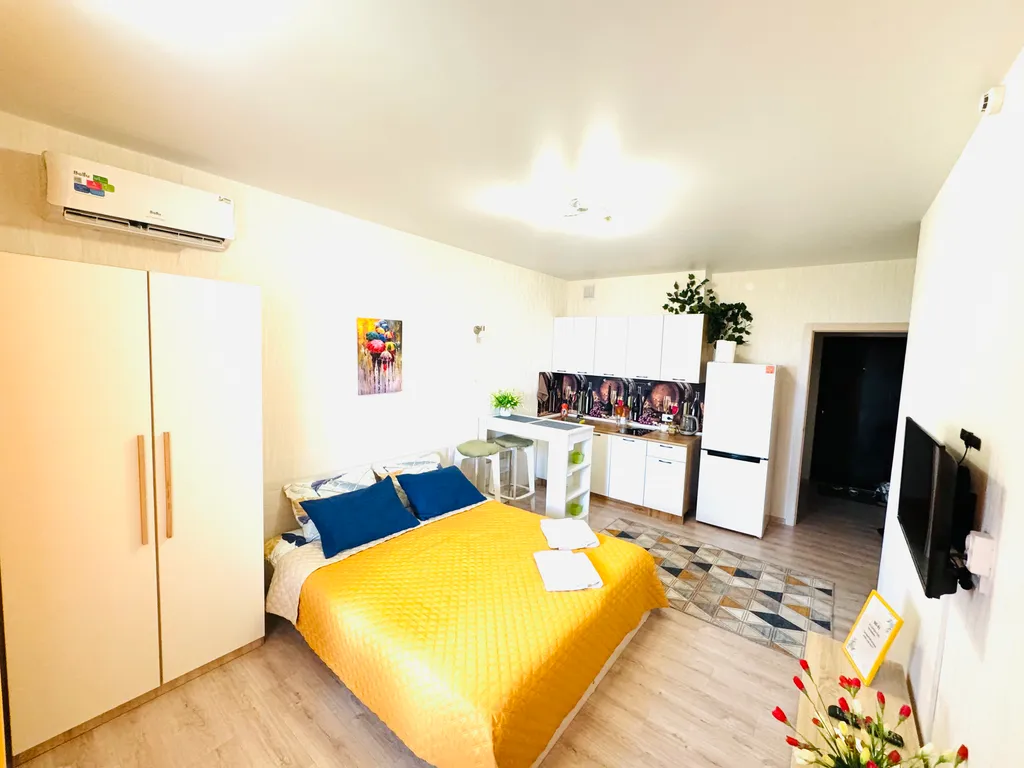 Квартира-студия  рядом с СК Темп и аэропортом — аренда посуточно в Барнаул