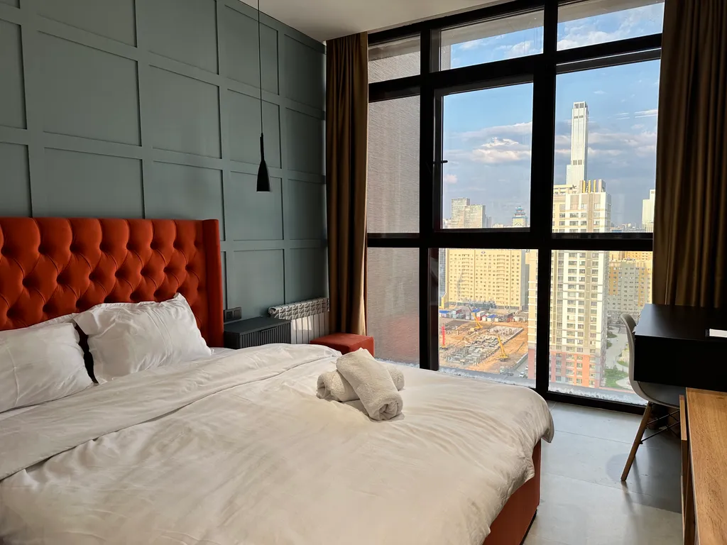 Апартамент на 21 этаже лофт