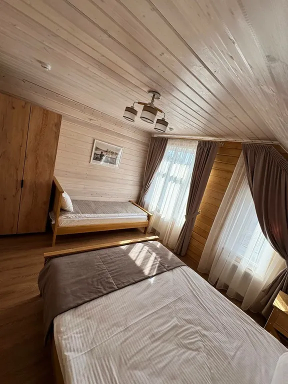 Дом на берегу Волги с баней бочкой