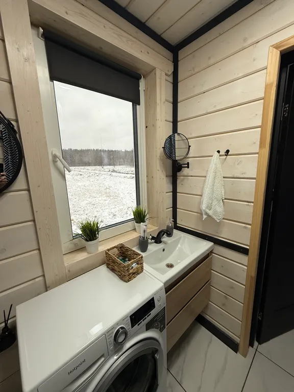 Загородный дом с баней и чаном