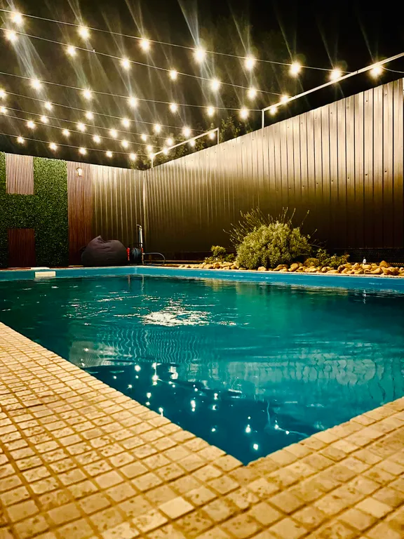 Дом с теплым бассейном и банным чаном Краснодар