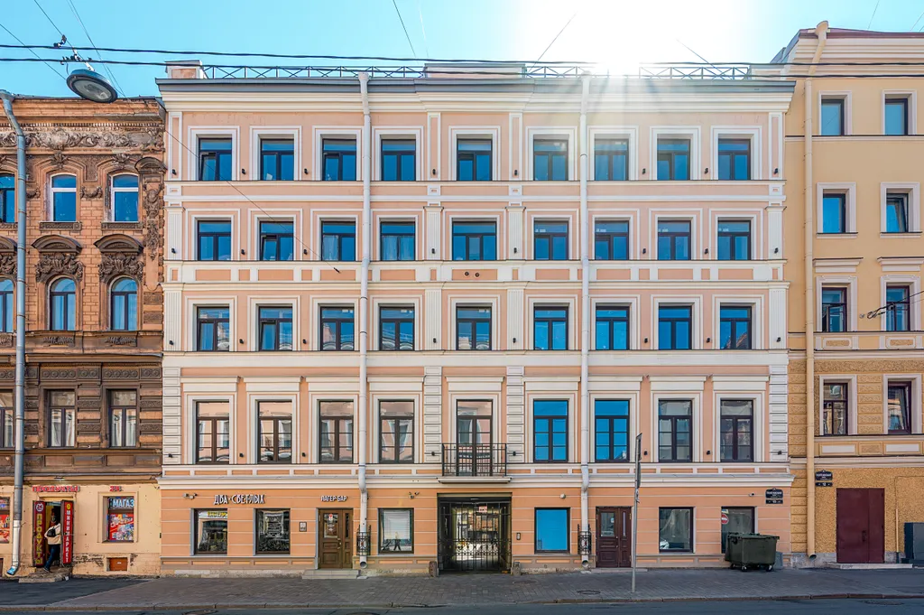 Дизайнерская мансарда Green Attic с кондиционером у Невского проспекта