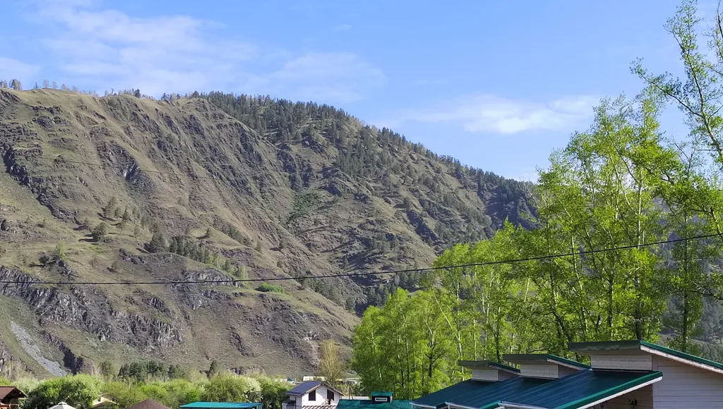 Уютный домик с видом на горы