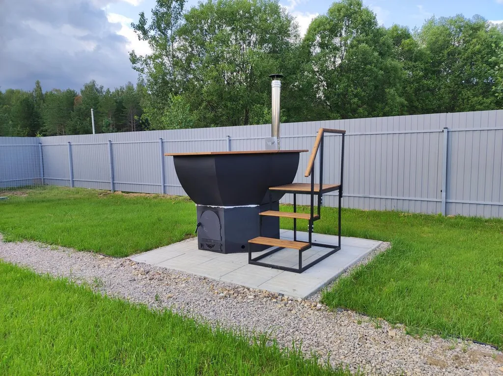 Уютный дом с баней и чаном