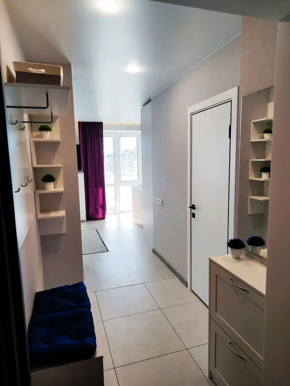 Современная, комфортная квартира-студия в светлых тонах