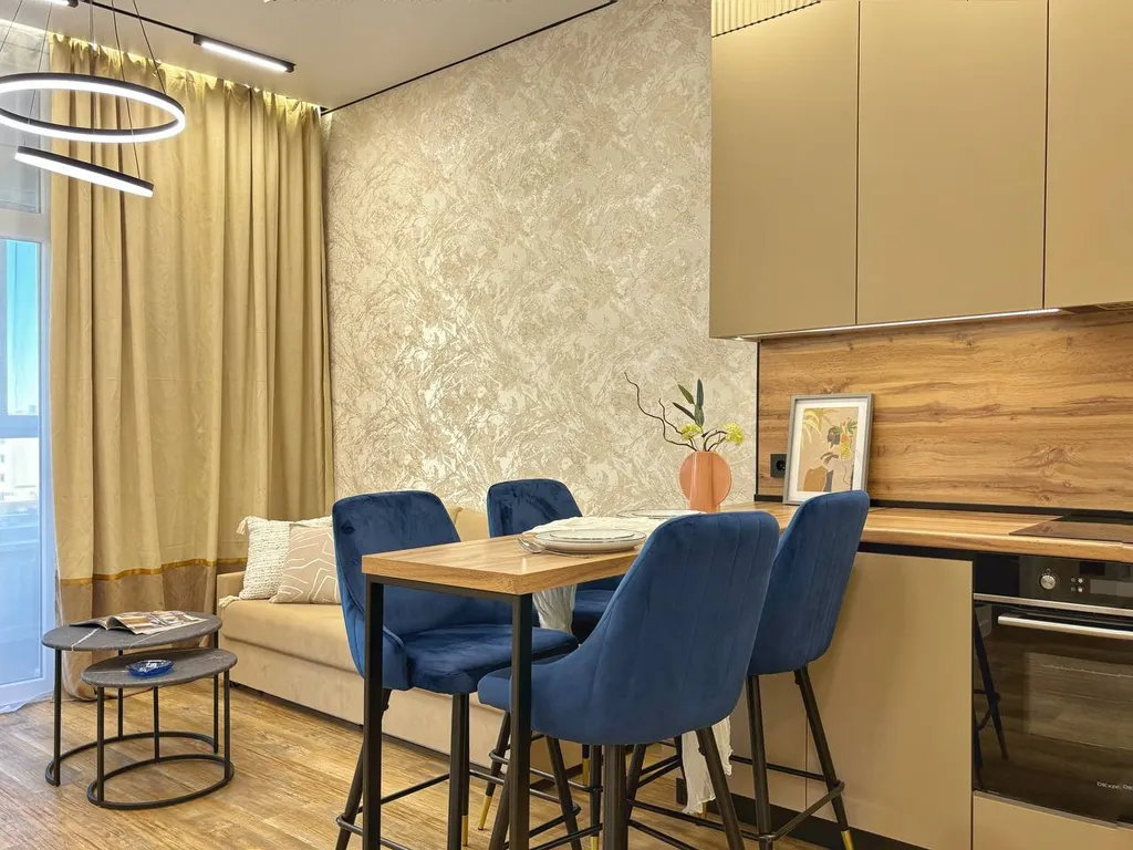 Дизайнерская евродвушка в центре города в топовом ЖК Лесопарковый