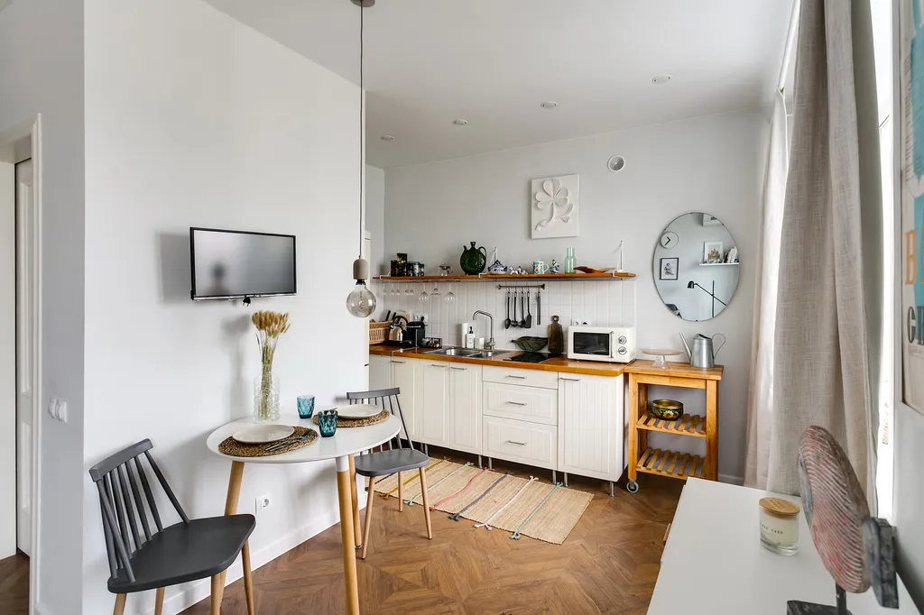 Скандинавская винтажная квартира Смарт Хост