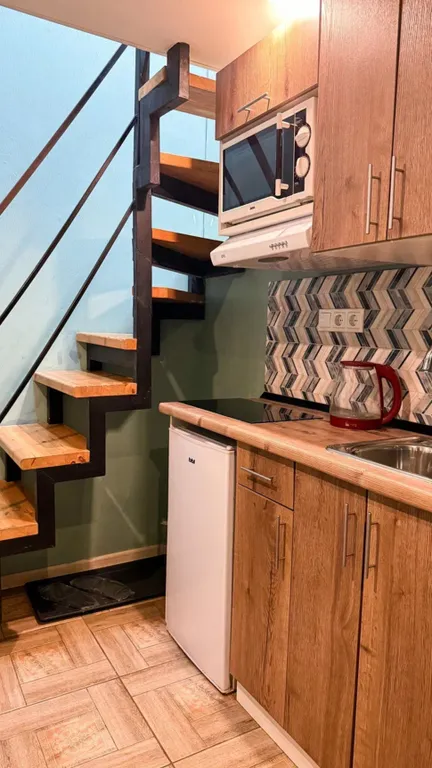 Квартира Квартира Двухуровневая студия у метро Автозаводская — Москва