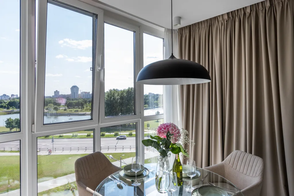 Стильная квартира с красивым видом