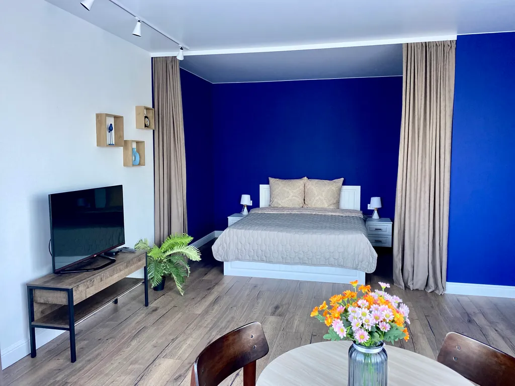 Квартира с красивым видом на сквер