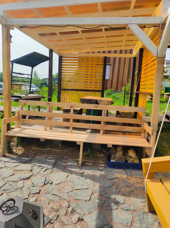 Коттедж Эко дом с баней и бассейнами рядом с Санкт-Петербургом — Кискелово