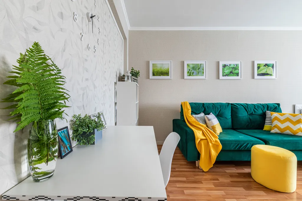 Уютная большая квартира с балконом для приятных вечеров