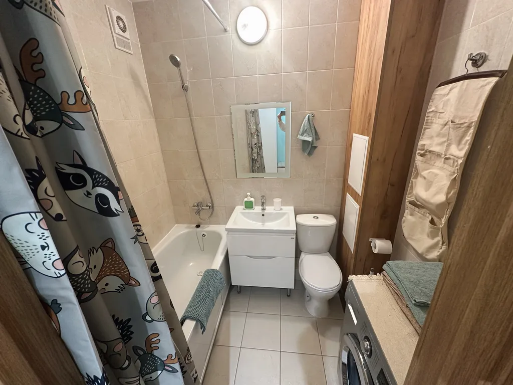 Квартира Квартира Уютная студия в ЖК Живи в Курортном — Песочный