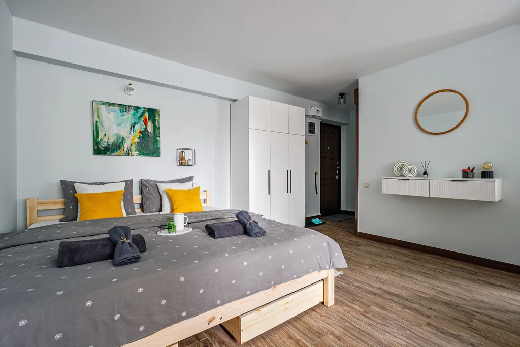 Квартира Квартира Butyrsky cozy apartment with terrace, parking and king-size bed — Москва