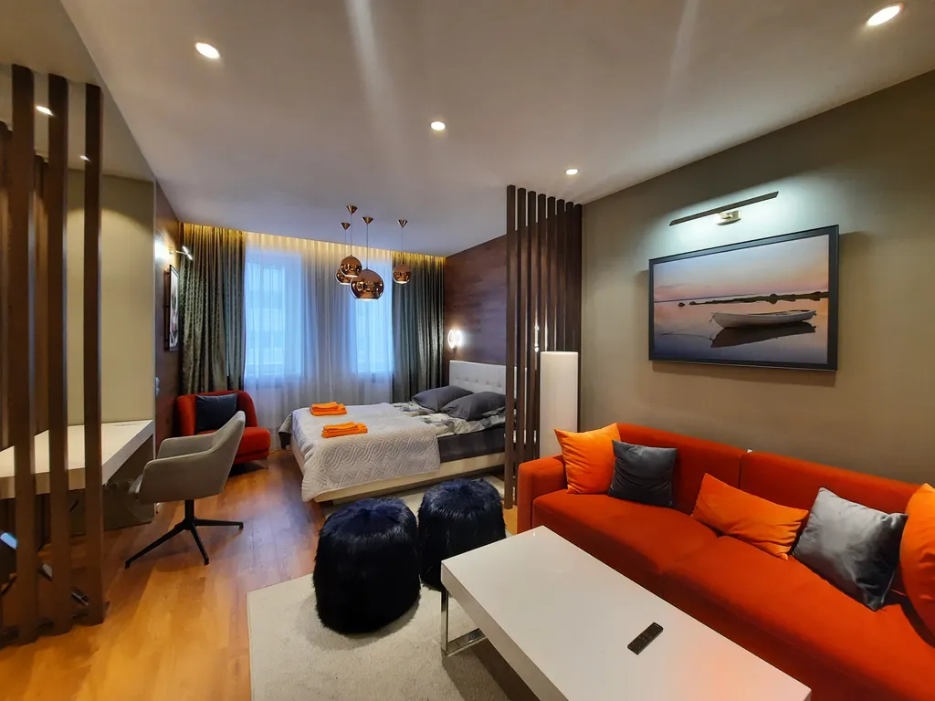 Квартира Квартира Студия с дизайнерским ремонтом в центре города — Тверь