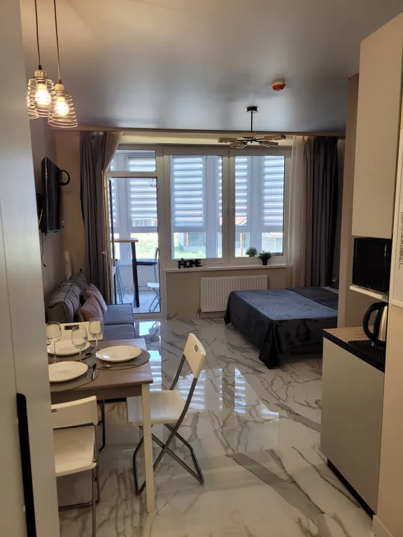 Квартира Квартира Дизайнерская студия у моря — Анапа