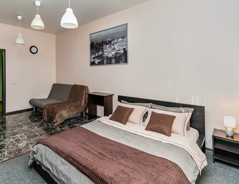 1-комнатная квартира с видом на парк За Саймой и реку Обь