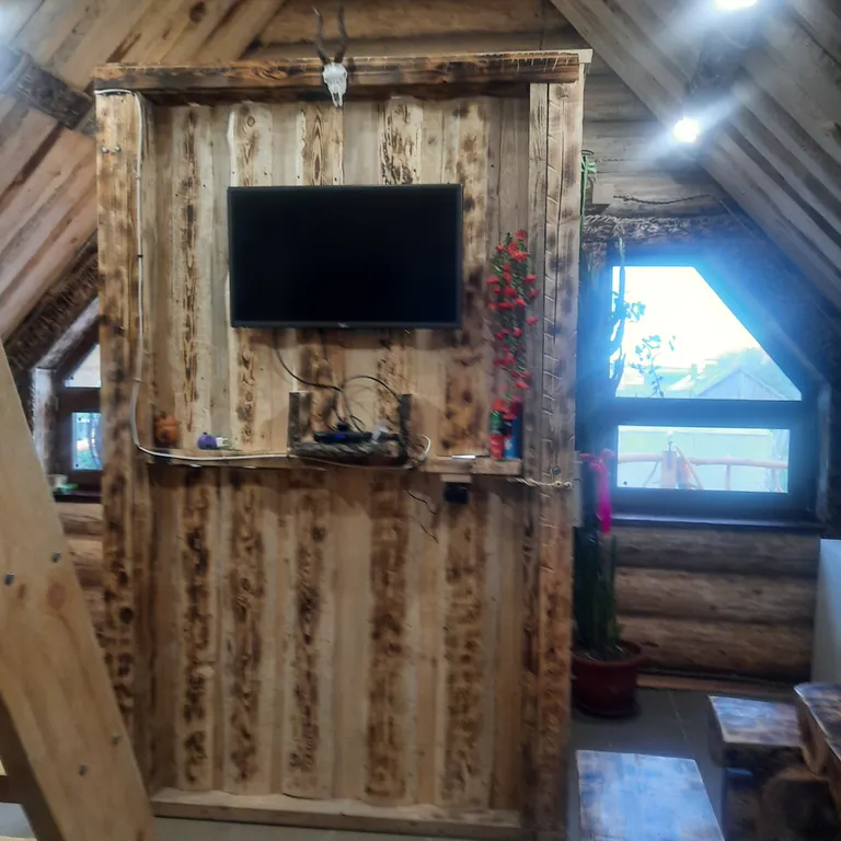 Коттедж Дом-шалаш в русском стиле — Кытлым