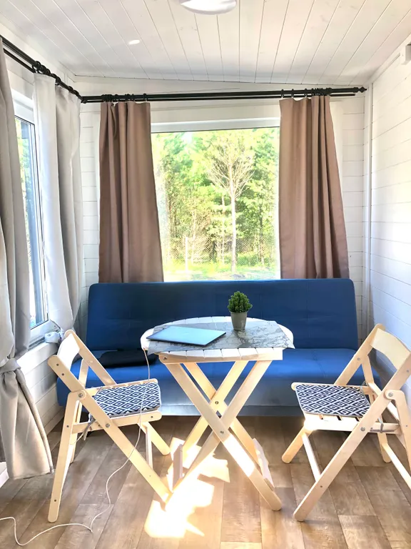 Современный модульный домик с кедровой баней