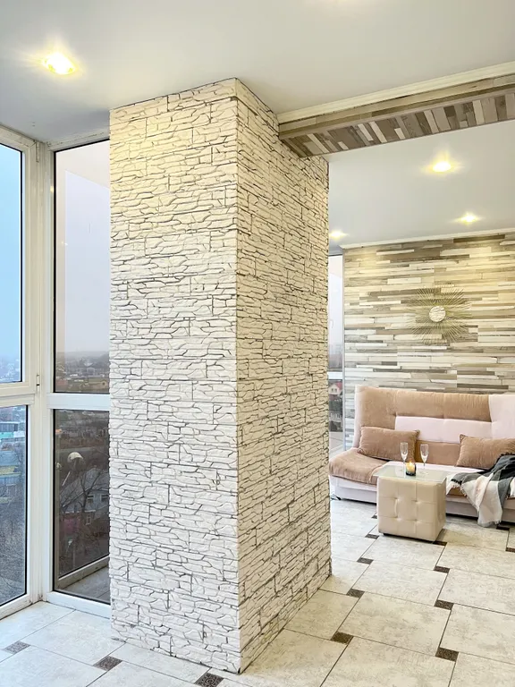 Квартира Роскошная с камином и просторной лоджией