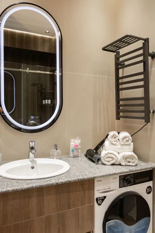 Стильная студия с прекрасным видом на город в U-Tower