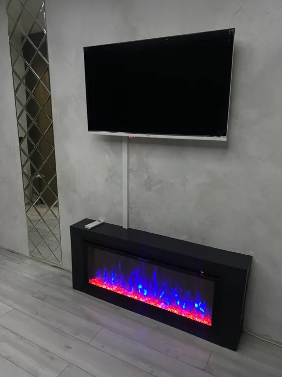 Дизайнерская 2к квартира с джакузи, камином и звездным небом в центре