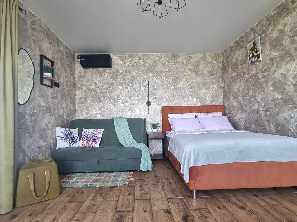 Дом 45m2 — чан, кухня, панорамная баня