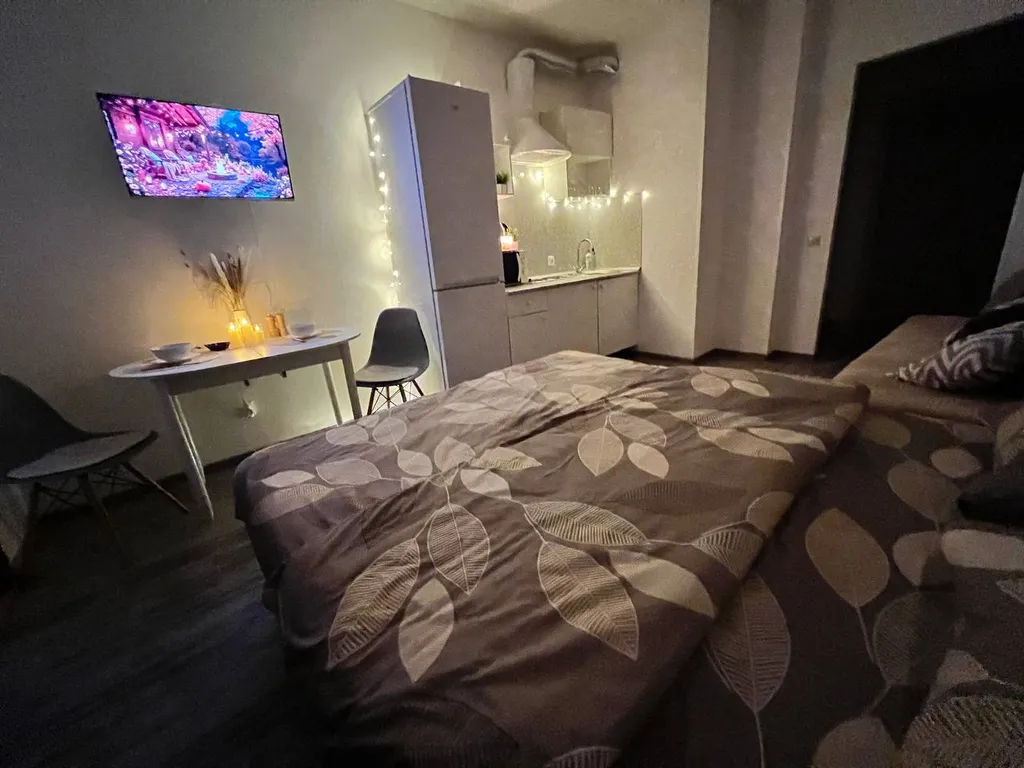 Комфортная студия в спокойных тонах у метро Девяткино