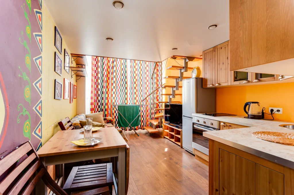 Квартира Двухуровневые апартаменты в Африканском стиле — Москва