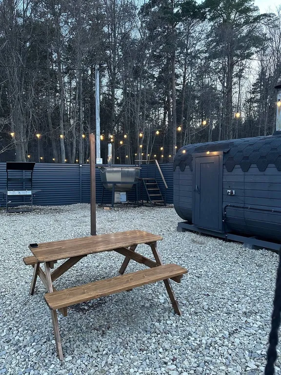 Уютный дом с видом на сосновый лес