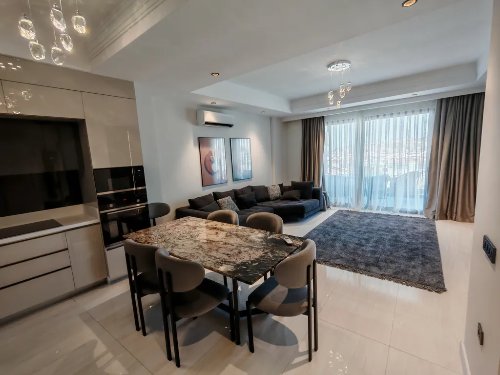 Квартира 2+1 с дизайнерской отделкой в новом жилом комплексе — аренда посуточно в Аланья