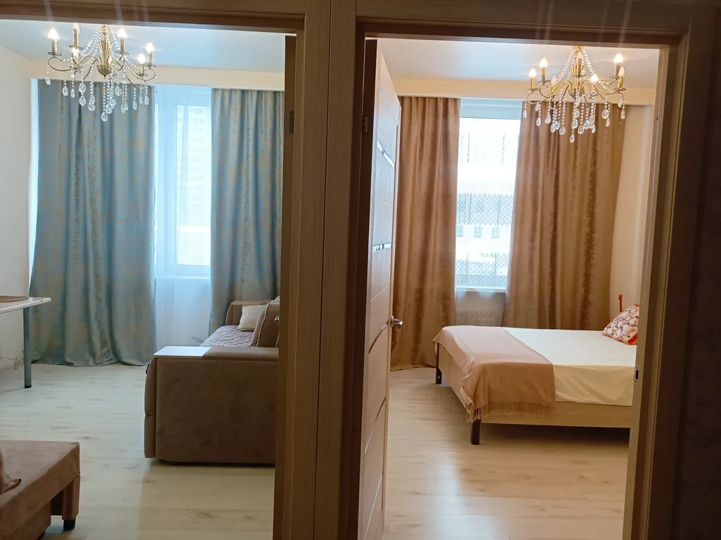 Квартира Комфортабельная двухкомнатная квартира — Сапроново