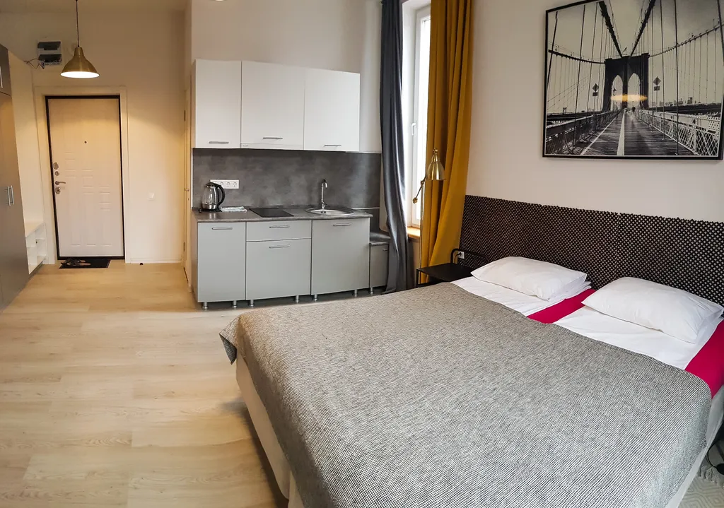 Квартира Квартира Бруклин-студия на море в резиденции СиСайд — Сириус