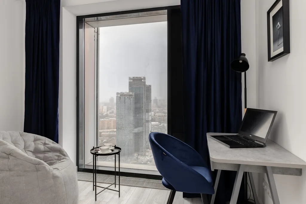 Квартира Апартаменты "Terrace 45" на 45м этаже с 2 отдельными спальнями — Москва